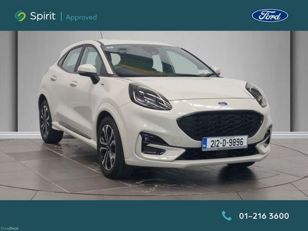 Ford Puma MPV, Petrol Hybrid, 2021, White