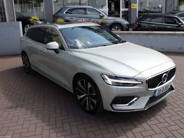 Volvo V60 Estate, Petrol Plug-in Hybrid, 2020, White