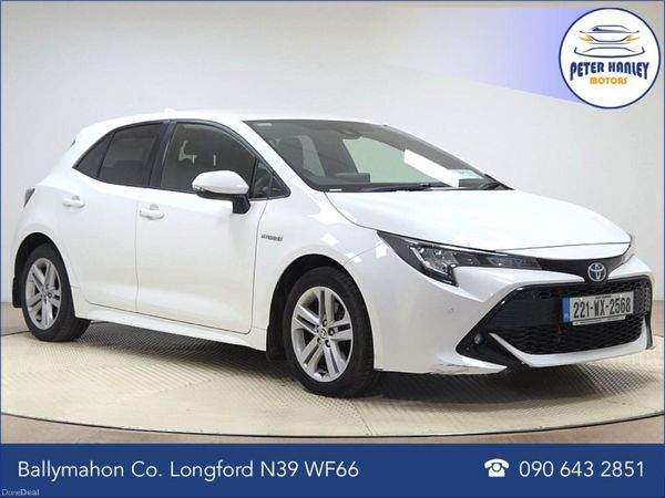 Toyota Corolla Hatchback, Petrol Hybrid, 2022, White