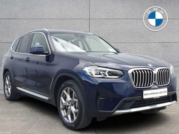 BMW X3 SUV, Petrol Plug-in Hybrid, 2023, Blue