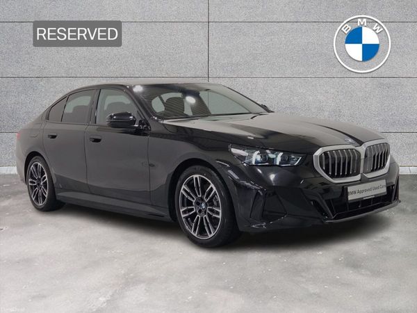 BMW 5-Series Saloon, Petrol Plug-in Hybrid, 2026, Black