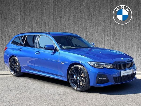 BMW 3-Series Estate, Petrol Plug-in Hybrid, 2021, Blue