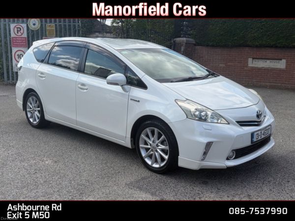 Toyota Prius MPV, Petrol Hybrid, 2013, White