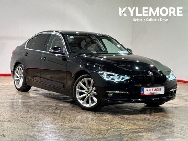 BMW 3-Series Saloon, Petrol Hybrid, 2016, Black