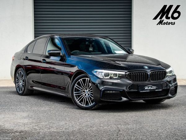 BMW 5-Series Saloon, Petrol Plug-in Hybrid, 2019, Black