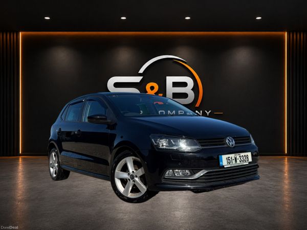 Volkswagen Polo Hatchback, Diesel, 2015, Black