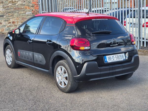 Citroen C3 Hatchback, Petrol, 2018, Black