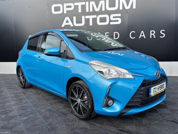 Toyota Yaris Hatchback, Petrol Hybrid, 2017, Blue