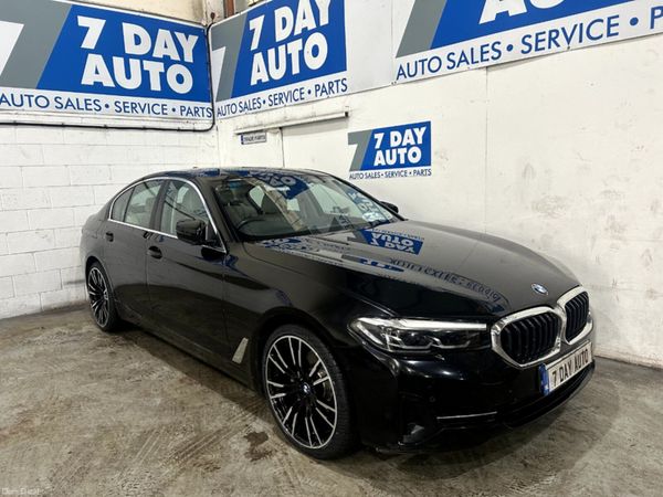 BMW 5-Series Saloon, Diesel, 2021, Black