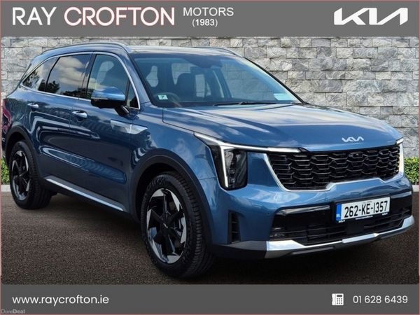 Kia Sorento SUV, Petrol Plug-in Hybrid, 2026, Blue