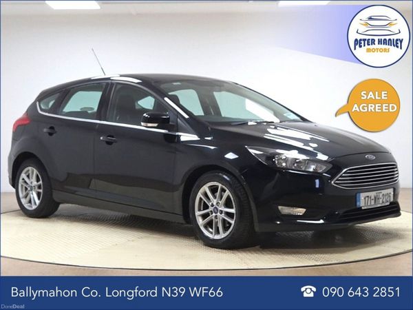 Ford Focus Hatchback, Diesel, 2017, Black