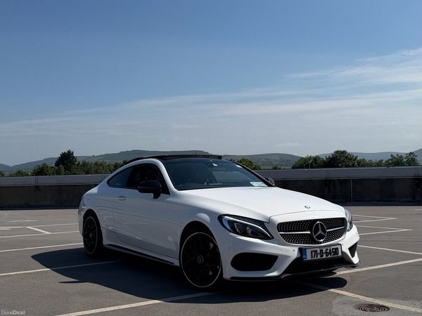 Mercedes-Benz C-Class Coupe, Diesel, 2017, White