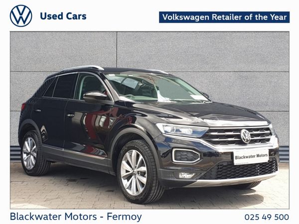 Volkswagen T-Roc Hatchback, Diesel, 2020, Black