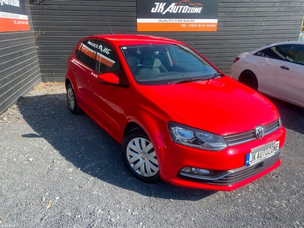 Volkswagen Polo Hatchback, Petrol, 2017, Red