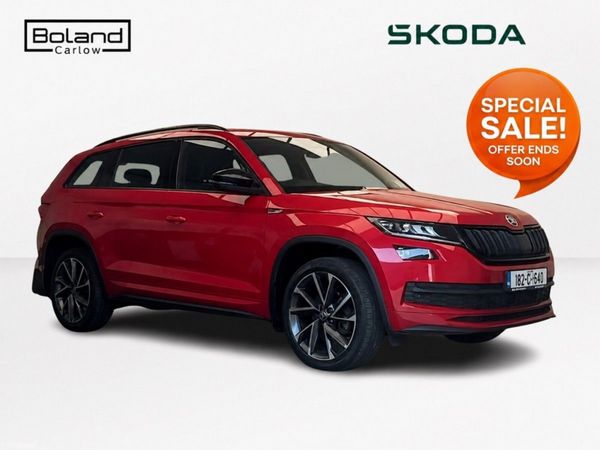 Skoda Kodiaq SUV, Diesel, 2018, Red