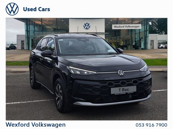 Volkswagen T-Roc SUV, Petrol, 2026, Black