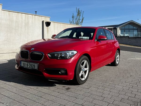 BMW 1-Series Hatchback, Diesel, 2016, Red