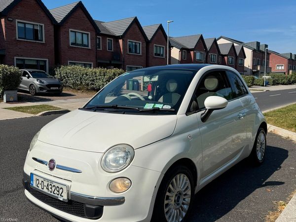 Fiat 500 Hatchback, Petrol, 2012, White