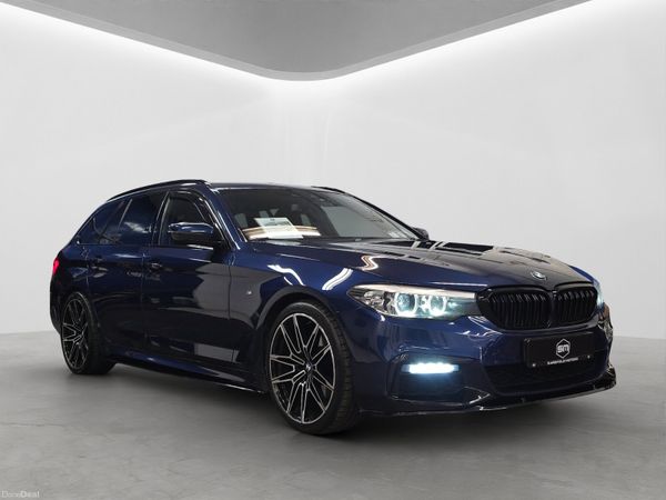 BMW 5-Series Estate, Diesel, 2019, Blue