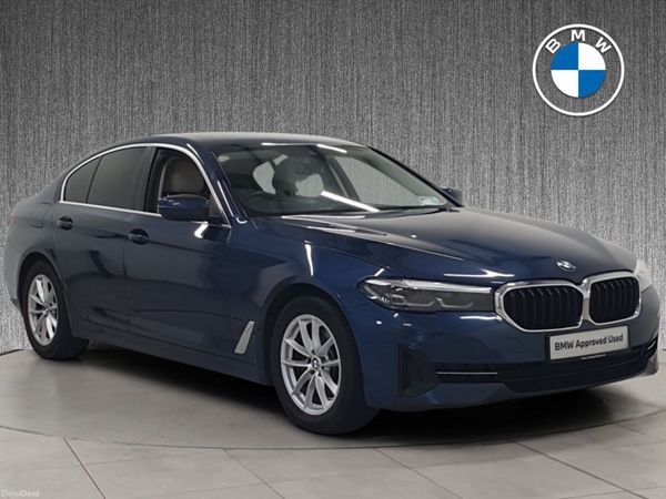 BMW 5-Series Saloon, Diesel, 2021, Blue