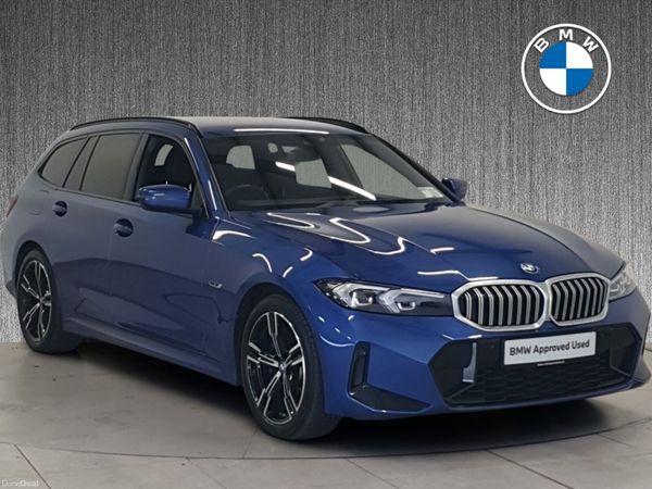 BMW 3-Series Estate, Petrol Plug-in Hybrid, 2023, Blue