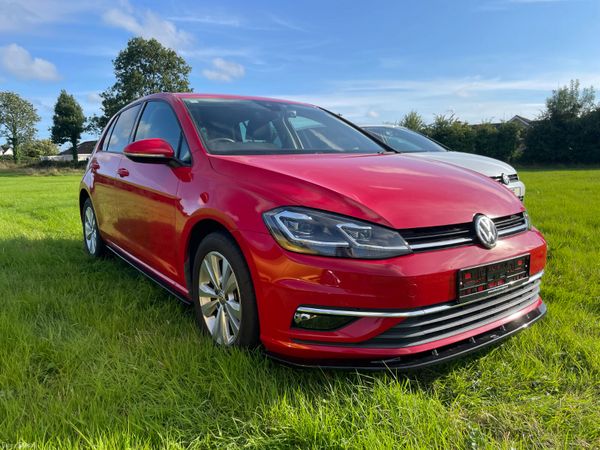 Volkswagen Golf Hatchback, Petrol, 2018, Red