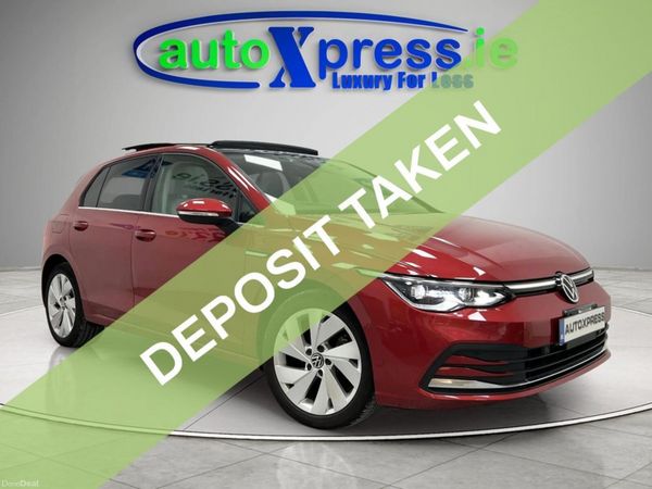 Volkswagen Golf Hatchback, Petrol Hybrid, 2021, Red