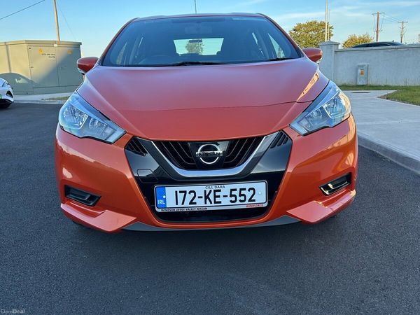 Nissan Micra Hatchback, Petrol, 2017, Orange