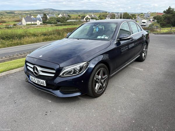 Mercedes-Benz C-Class Saloon, Diesel, 2014, Blue