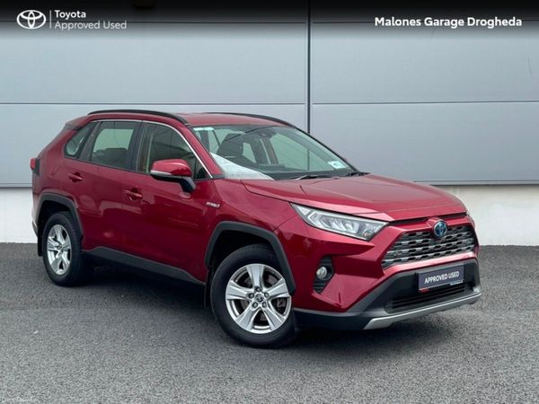 Toyota RAV4 SUV, Petrol Hybrid, 2021, Red