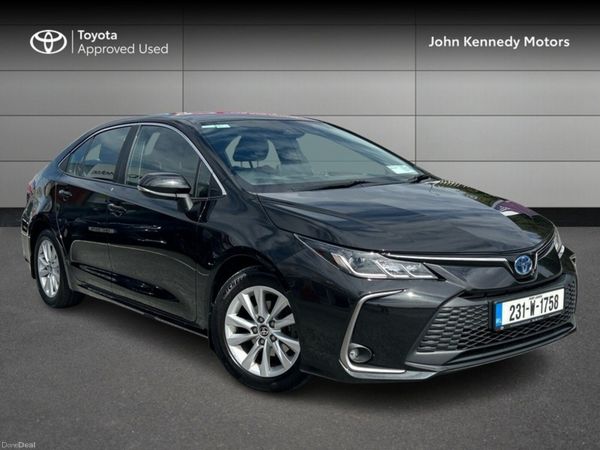 Toyota Corolla Saloon, Petrol Hybrid, 2023, Black