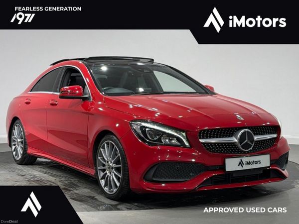 Mercedes-Benz CLA Saloon, Petrol, 2019, Red