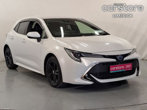 Toyota Corolla Hatchback, Petrol Hybrid, 2021, White