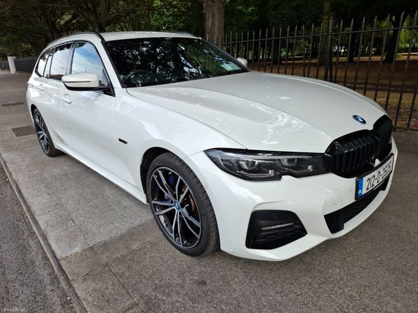 BMW 3-Series Estate, Petrol Plug-in Hybrid, 2021, White