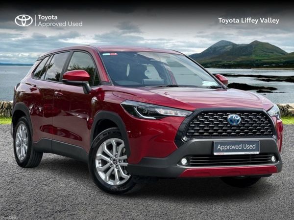 Toyota Corolla Cross SUV, Petrol Hybrid, 2023, Red