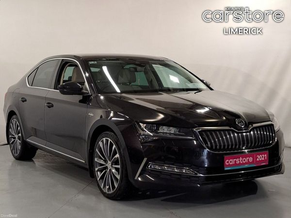 Skoda Superb Saloon, Petrol Plug-in Hybrid, 2021, Black