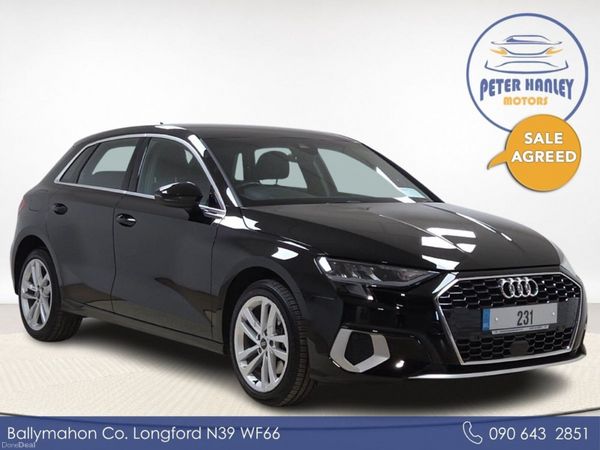 Audi A3 Hatchback, Petrol Hybrid, 2023, Black
