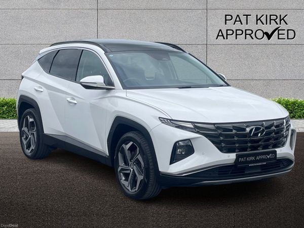 Hyundai Tucson Estate, Petrol Hybrid, 2022, White