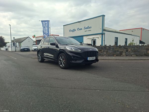 Ford Kuga SUV, Petrol Plug-in Hybrid, 2023, Black