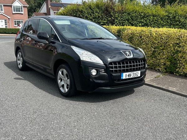 Peugeot 3008 Hatchback, Diesel, 2011, Black