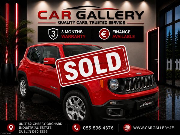 Chrysler Renegade Estate, Diesel, 2017, Red