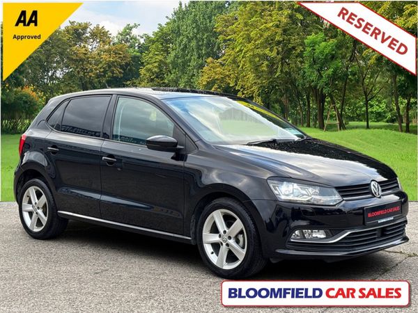 Volkswagen Polo Hatchback, Petrol, 2016, Black
