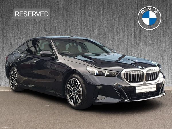 BMW 5-Series Saloon, Petrol Plug-in Hybrid, 2026, Black
