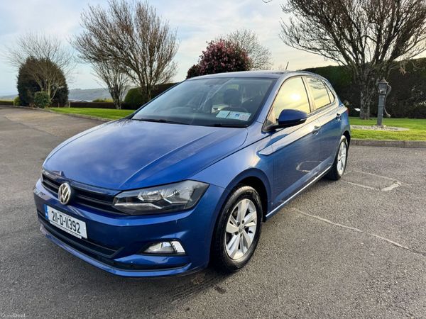 Volkswagen Polo Hatchback, Petrol, 2021, Blue