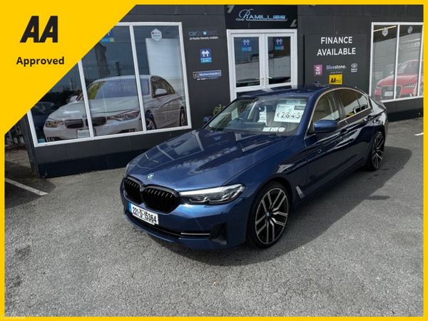 BMW 5-Series Saloon, Diesel, 2022, Blue