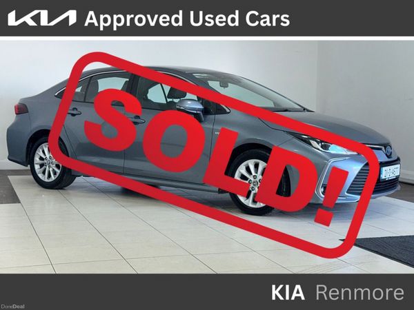 Toyota Corolla Saloon, Petrol Hybrid, 2021, Grey