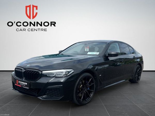 BMW 5-Series Saloon, Petrol Plug-in Hybrid, 2021, Black