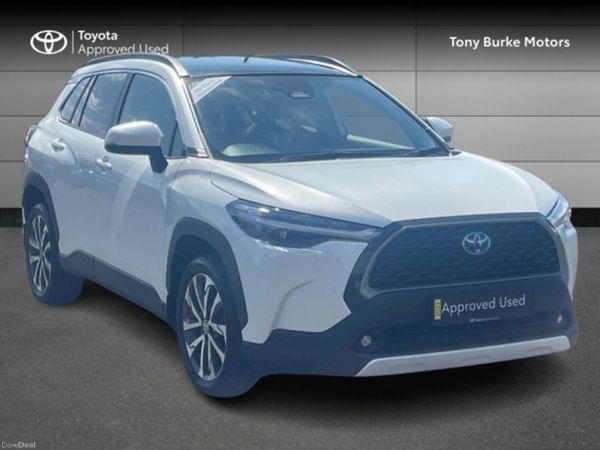 Toyota Corolla Cross SUV, Petrol Hybrid, 2023, White