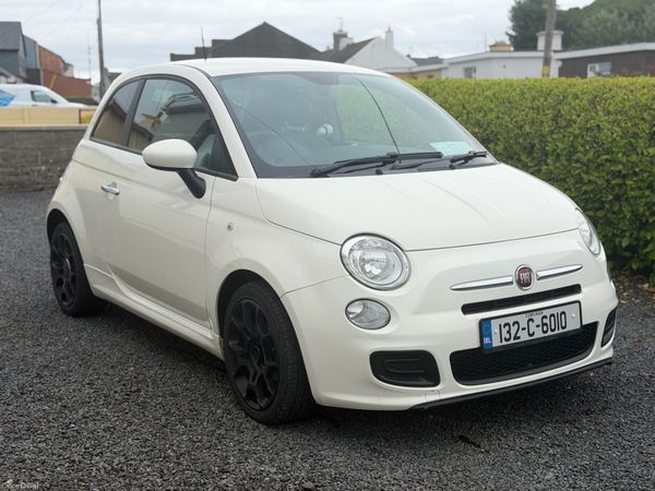 Fiat 500 Hatchback, Petrol, 2013, White