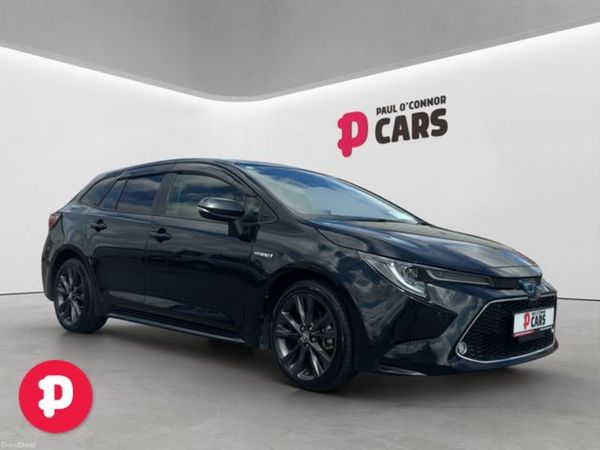 Toyota Corolla Estate, Petrol Hybrid, 2021, Black